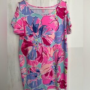 Lilly Pulitzer Floral Short Sleeve Top